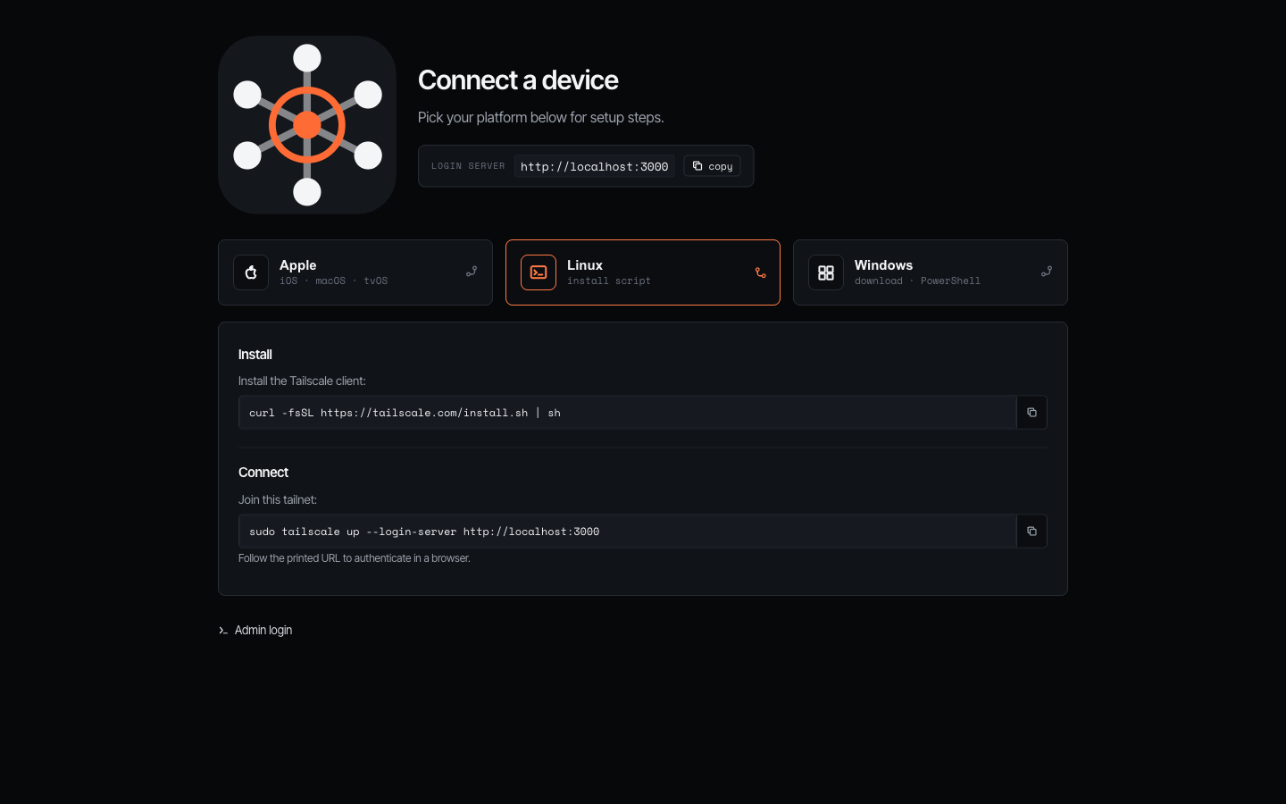 Connect a device